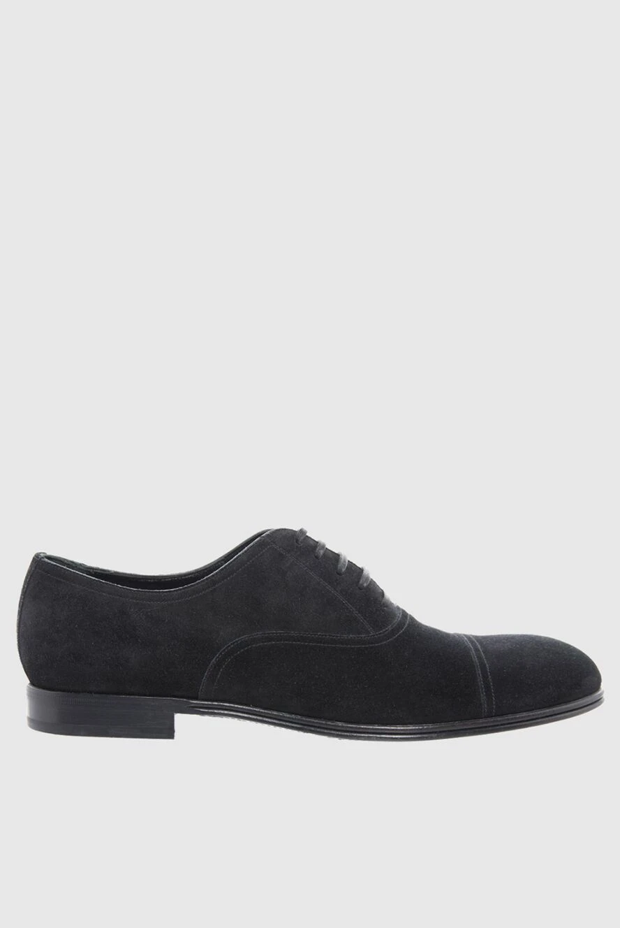 Dolce & Gabbana Туфли мужские из замши черные - 100% замша. Шнуровка. Внутренняя отделка: Кожа . Стелька: Кожа. Высота каблука: 2,5см. Другие материалы. Страна производитель: Италия. Уход: специализированная чистка - фото 1