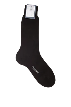 Шкарпетки з бавовни коричневі чоловічі
