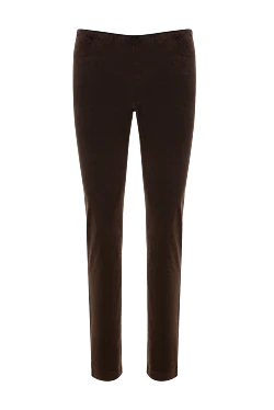 Women's slim-fit pants brown