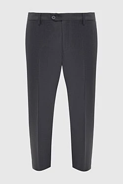 Men's gray wool trousers