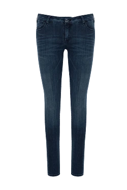 Blue cotton jeans for women