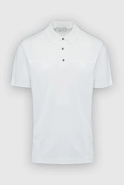 Polo made of cotton white for men