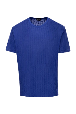 Cotton T-shirt blue for men