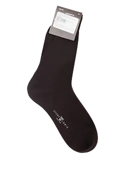 Men's brown cotton socks