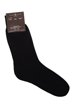 Шкарпетки з бавовни чорні чоловічі