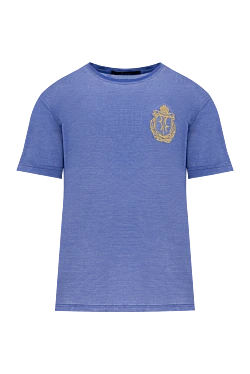 Cotton T-shirt blue for men