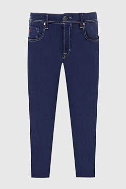 Blue cotton jeans for men