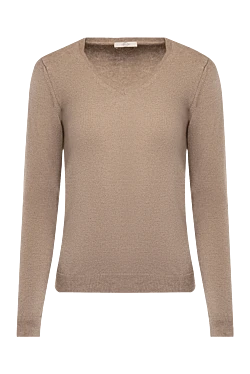 Brown cashmere jumper for women