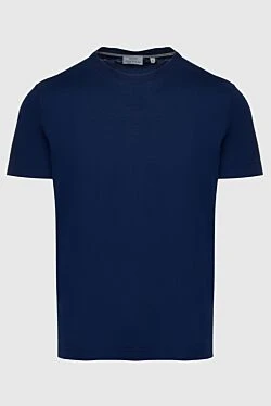 Cotton T-shirt blue for men