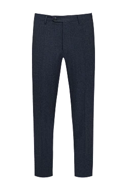 Gray wool pants for men