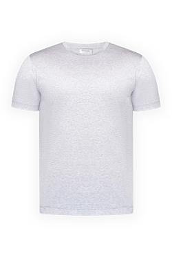 Gray cotton T-shirt for men