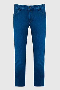 Blue cotton jeans for men