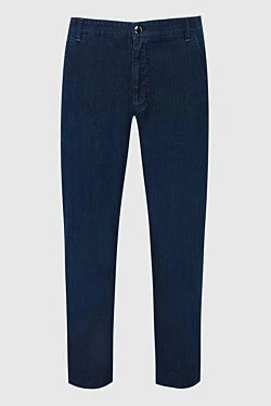 Blue cotton jeans for men