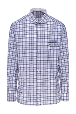 Сорочка з натуральної бавовни з класичним картатим візерунком