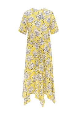 Сукня з шовку жовта жіноча