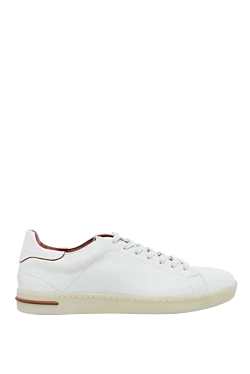 White leather snickers for men