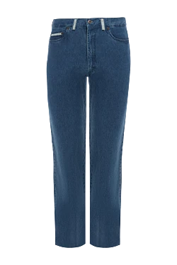 Джинси чоловічі сині щільна бавовна