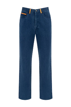 Сині джинси чоловічі повсякденні бавовна