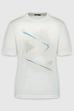 White cotton T-shirt for men