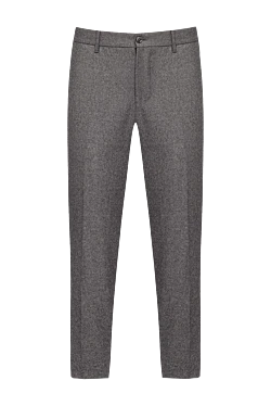 Cashmere pants gray for men