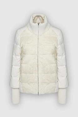 White down jacket for women