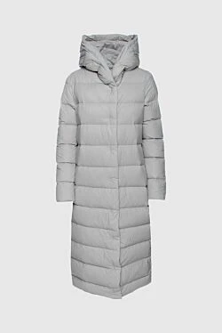 Women's gray polyester down jacket