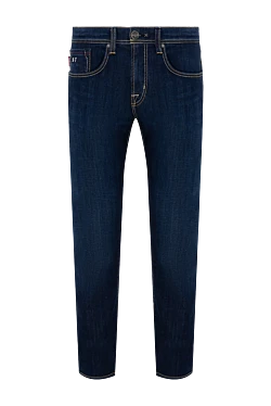 Blue cotton jeans for men