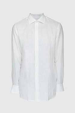 Рубашка із льону біла чоловіча