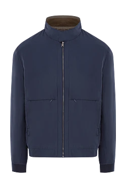 Куртка двостороння синя і хакі чоловіча