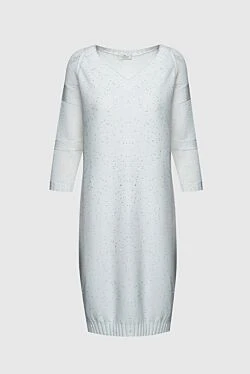 Платье из хлопка белое женское