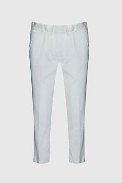 White cotton trousers for women