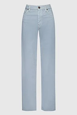 Blue cotton jeans for women