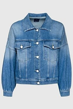 Women's blue denim jacket