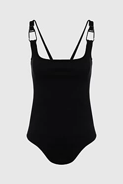 Top made of cotton and elastane black for women