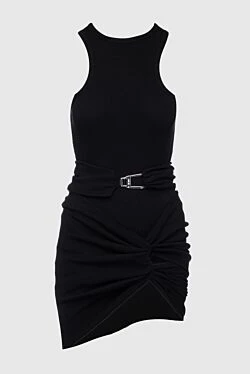 Black cotton dress for women