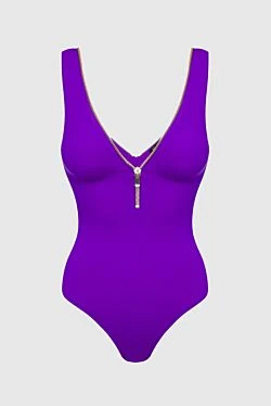 Swimsuit made of polyamide and lycra purple for women