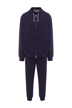 A comfortable tracksuit made of thick jersey with a hood.