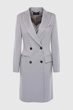 Пальто із вовни сіре жіноче