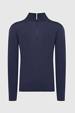 Тройер из шерсти серый мужской