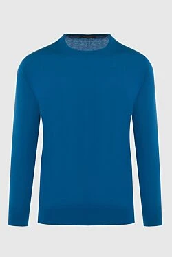 Wool jumper blue for men