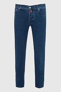 Blue cotton jeans for men