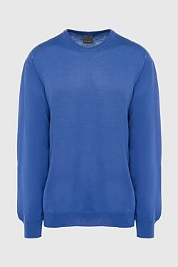 Wool jumper blue for men