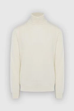 Cashmere men's golf in white