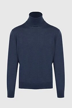 Men's wool golf blue