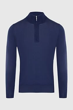 Wool troyer blue for men