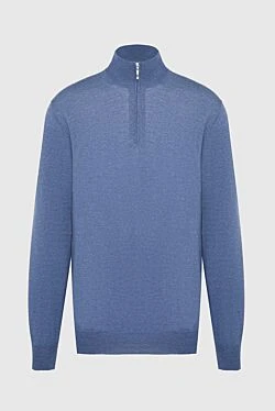 Wool troyer blue for men