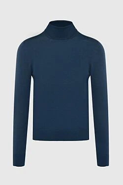Golf men's wool and polyester blue