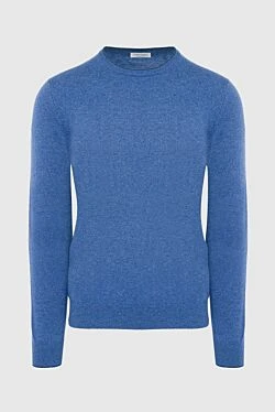 Cashmere jumper blue for men