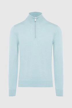 Cashmere troyer blue for men