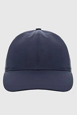 Blue silk cap for men